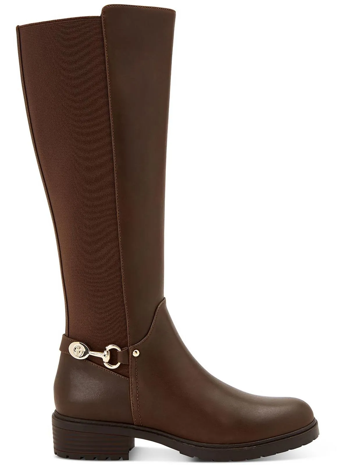 Barnibee Womens Leather Riding Knee-High Boots