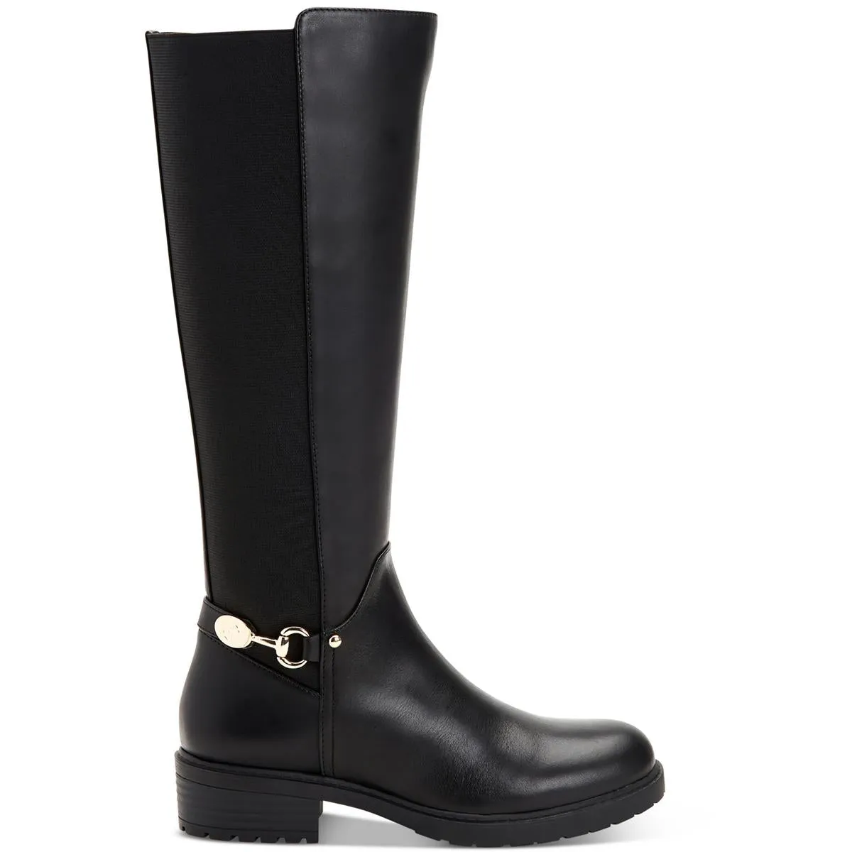 Barnibee Womens Leather Riding Knee-High Boots