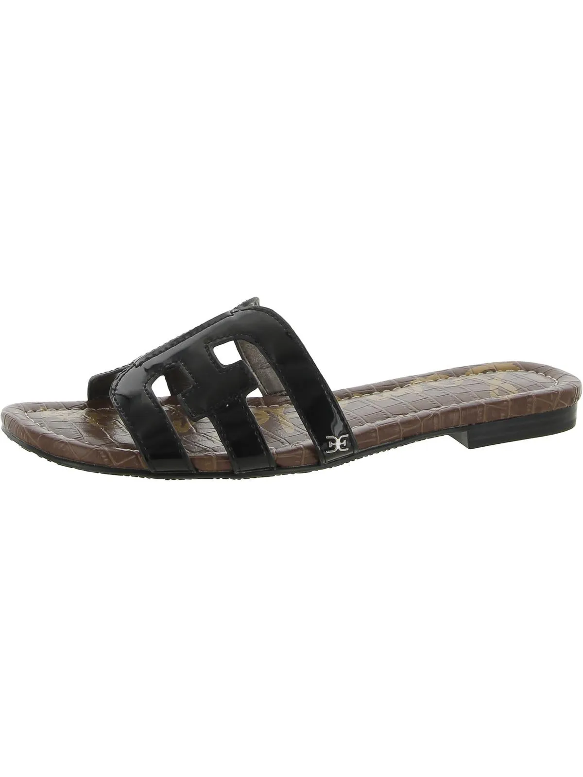 Bay Womens Leather Flat Sandals