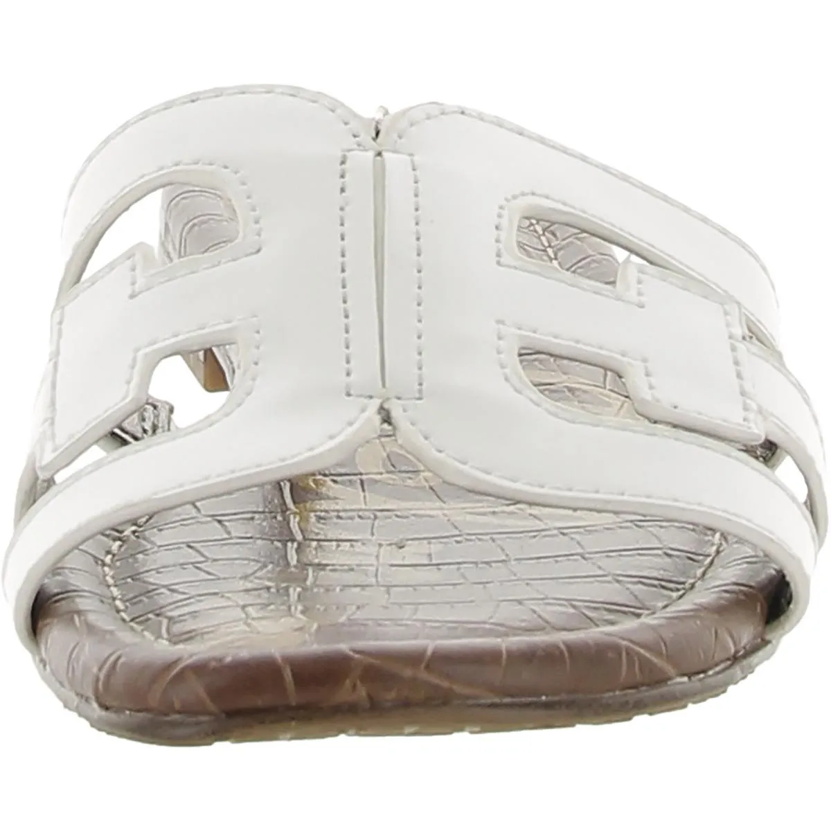 Bay Womens Leather Flat Sandals