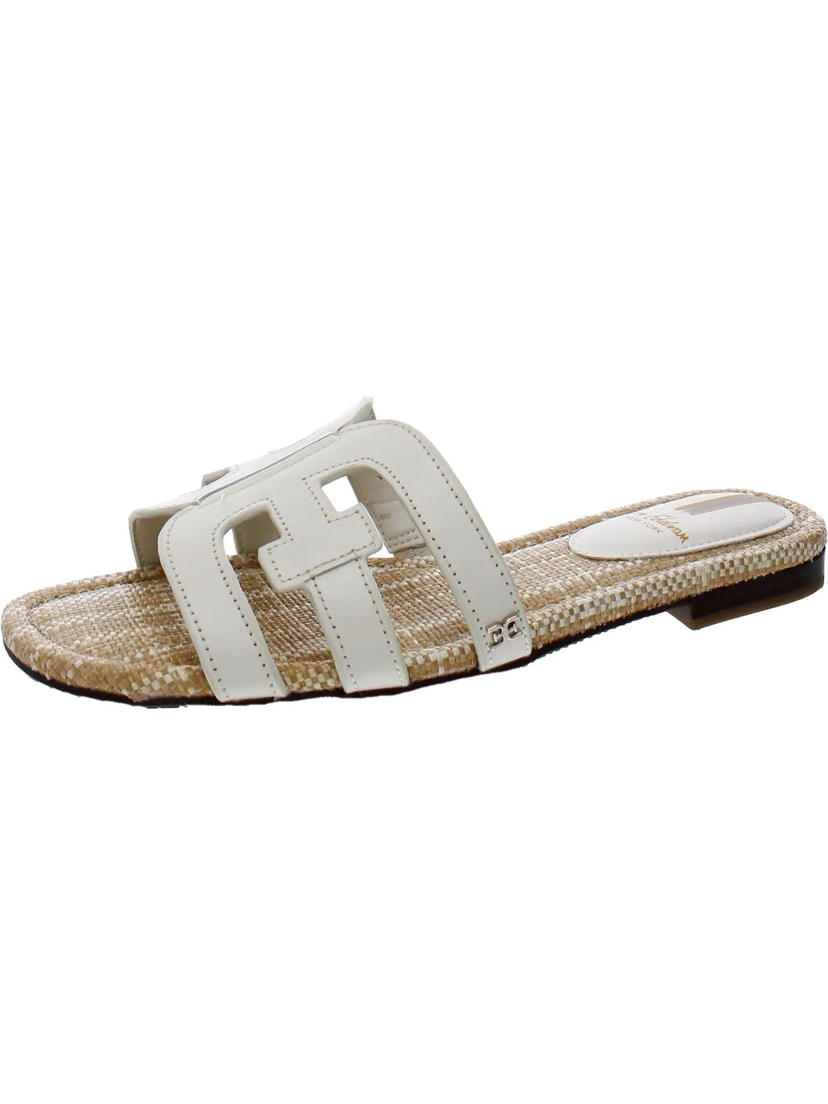 Bay Womens Leather Flat Sandals