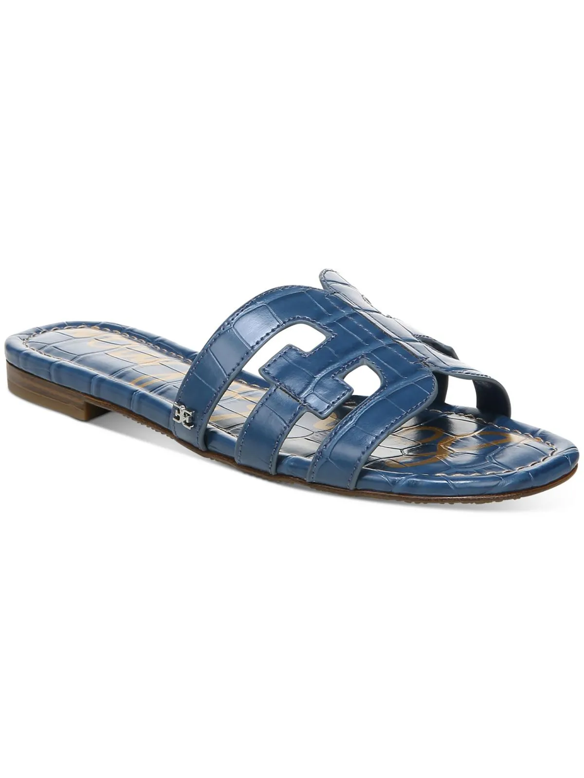 Bay Womens Leather Flat Sandals