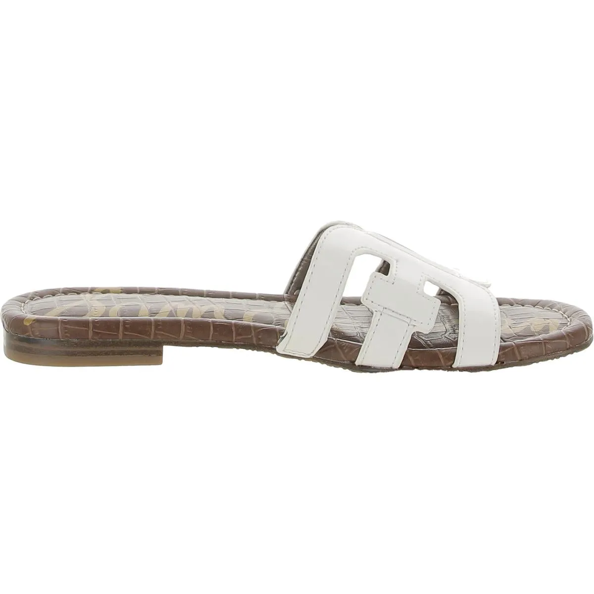 Bay Womens Leather Flat Sandals