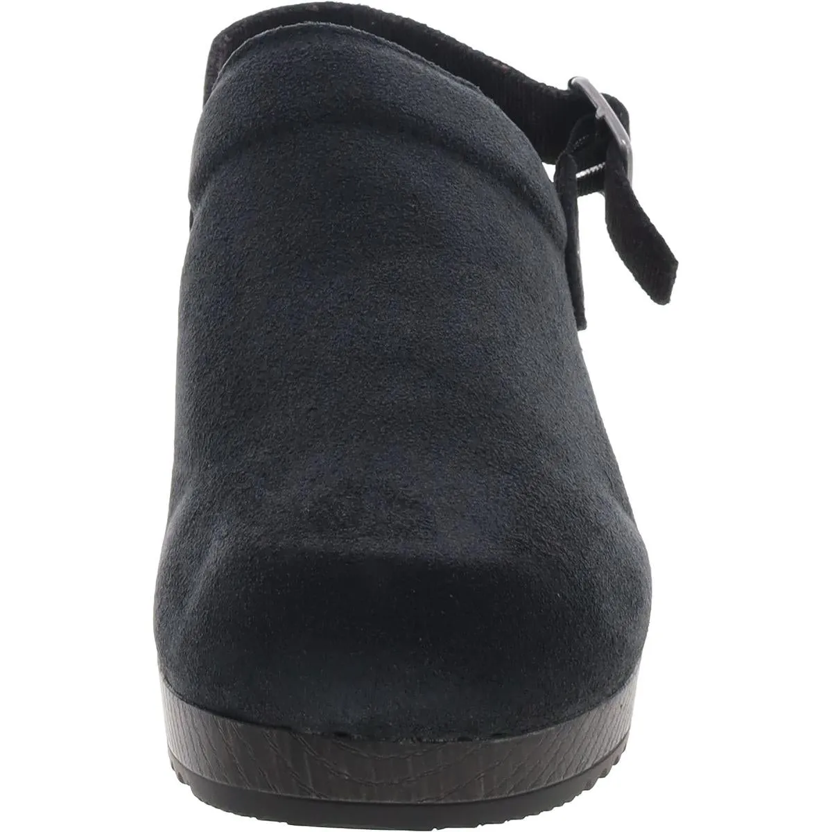 Being Womens Suede Round Toe Clogs