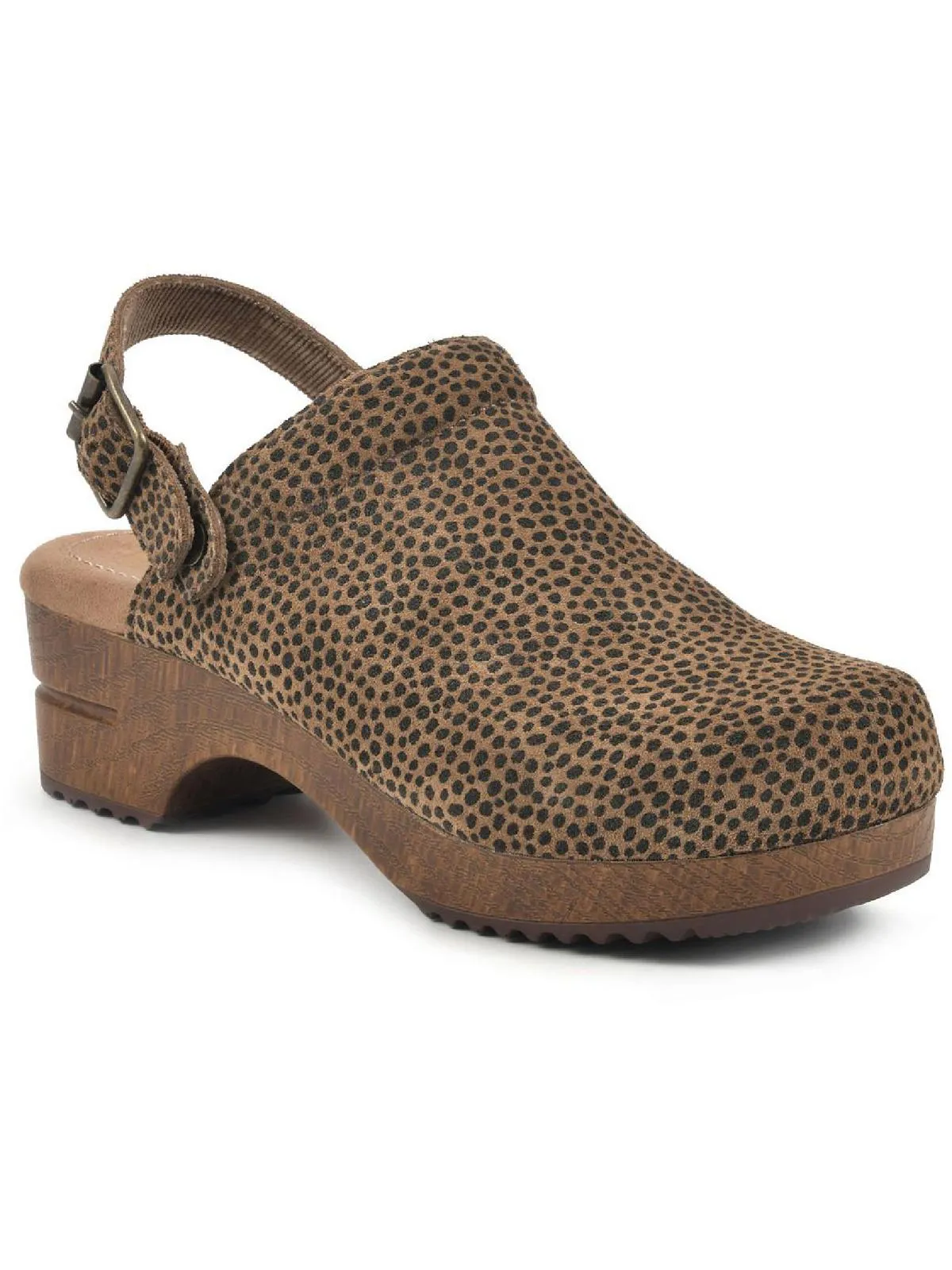 Being Womens Suede Slip On Clogs