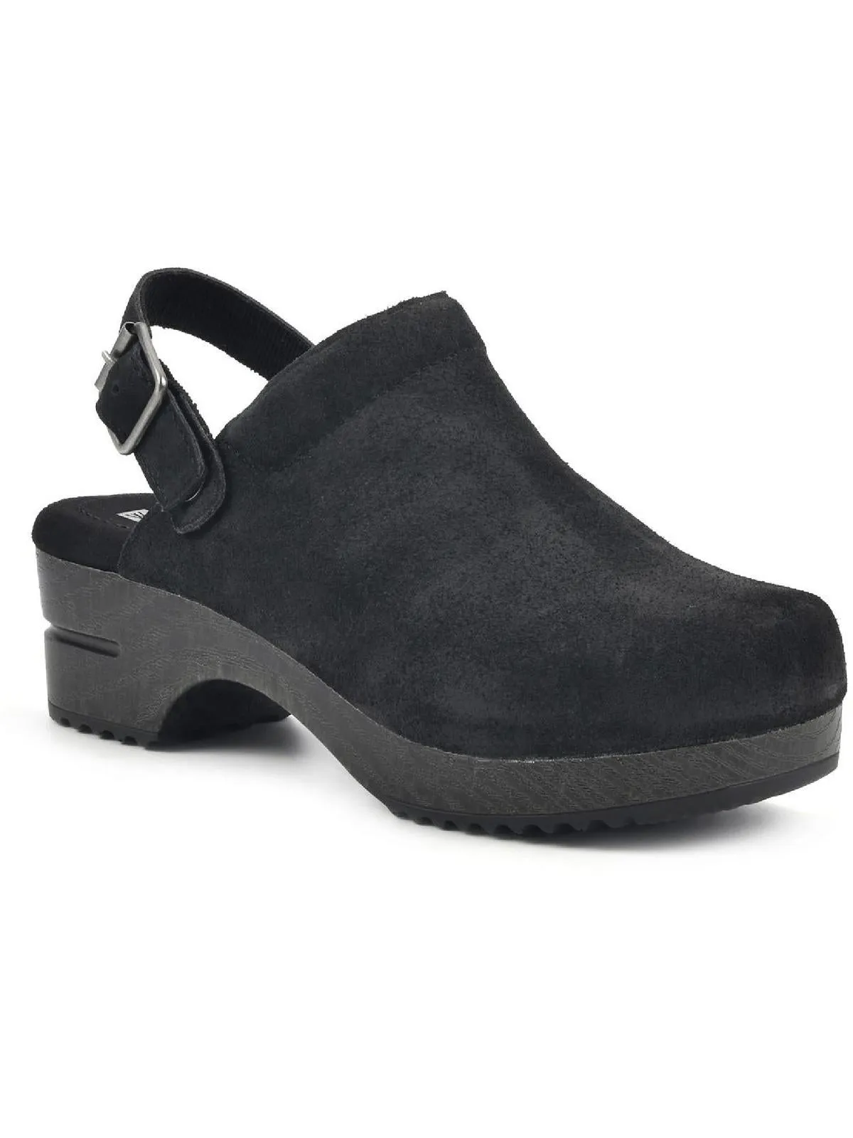 Being Womens Suede Slip On Clogs