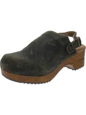 Being Womens Suede Slip On Clogs