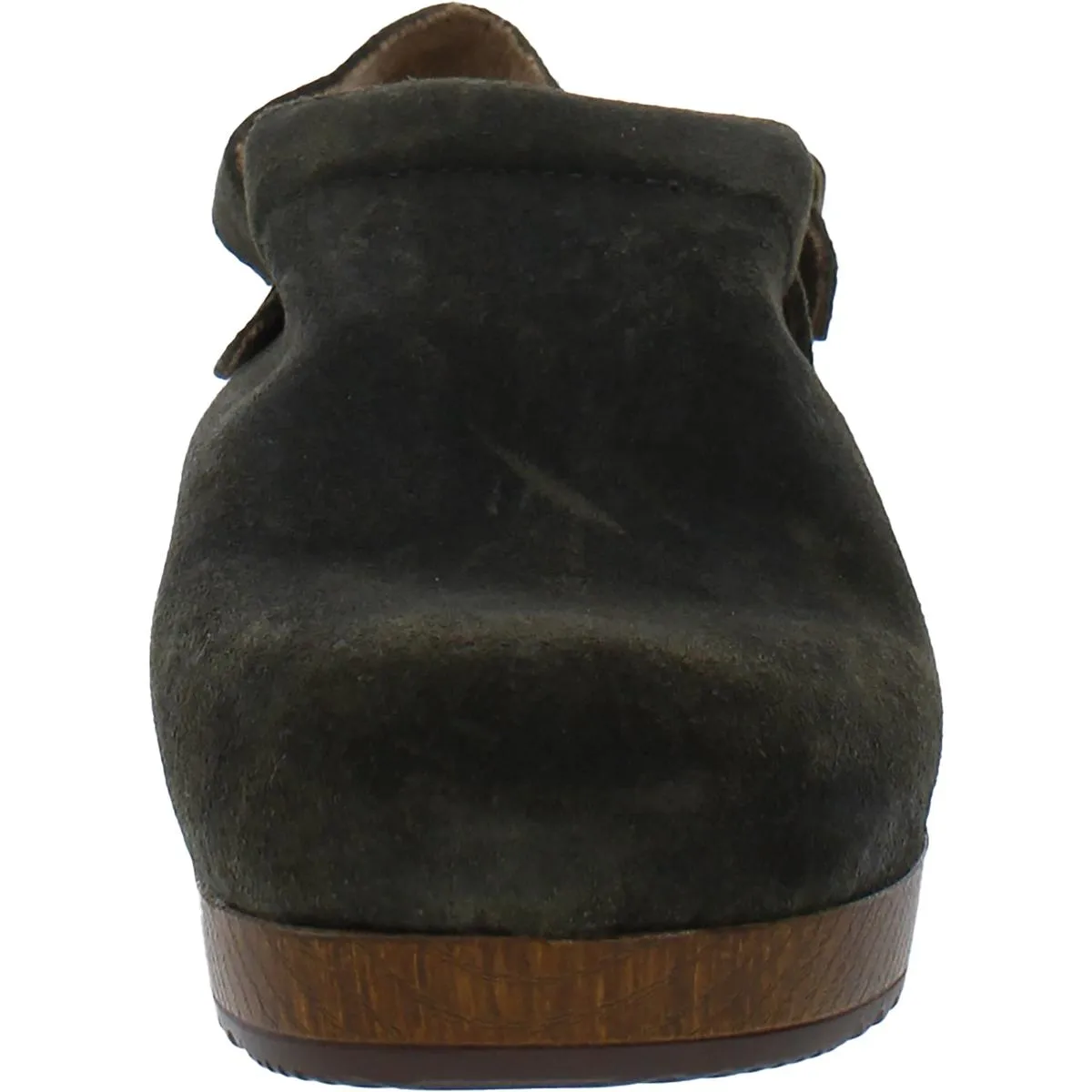 Being Womens Suede Slip On Clogs