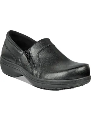 Bentley Womens Leather Slip On Clogs