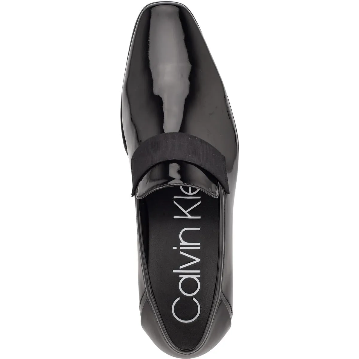 Bernard Mens Patent Leather Square Toe Oxfords