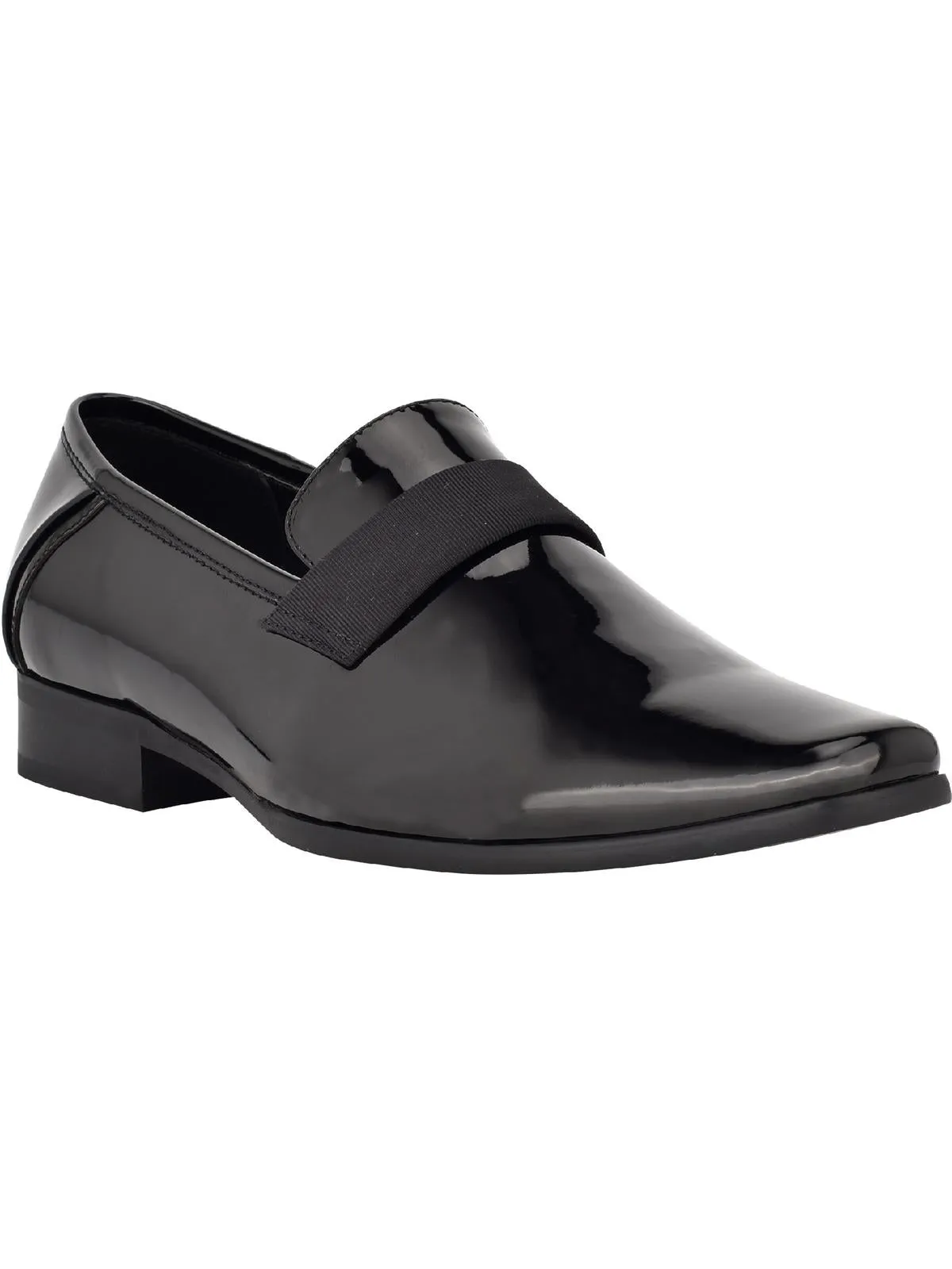 Bernard Mens Patent Leather Square Toe Oxfords
