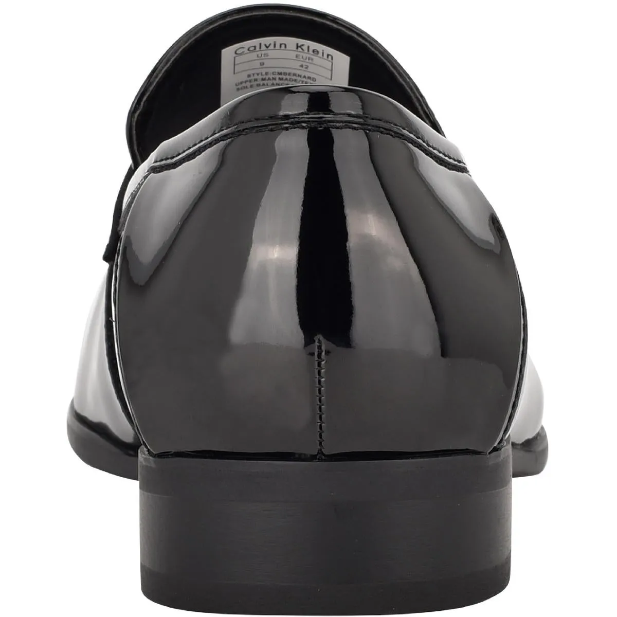 Bernard Mens Patent Leather Square Toe Oxfords