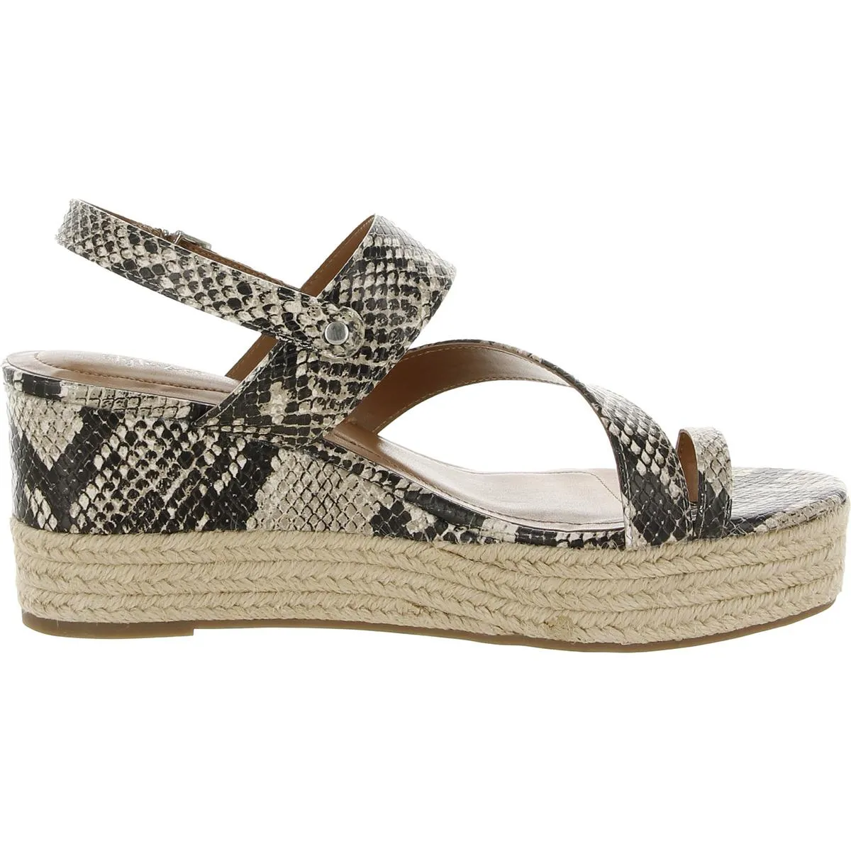 Bettyy Womens Animal Print Espadrille Wedge Sandals