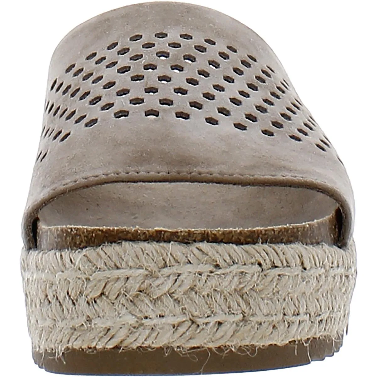 Beverly  Womens Leather Espadrille Platform Sandals