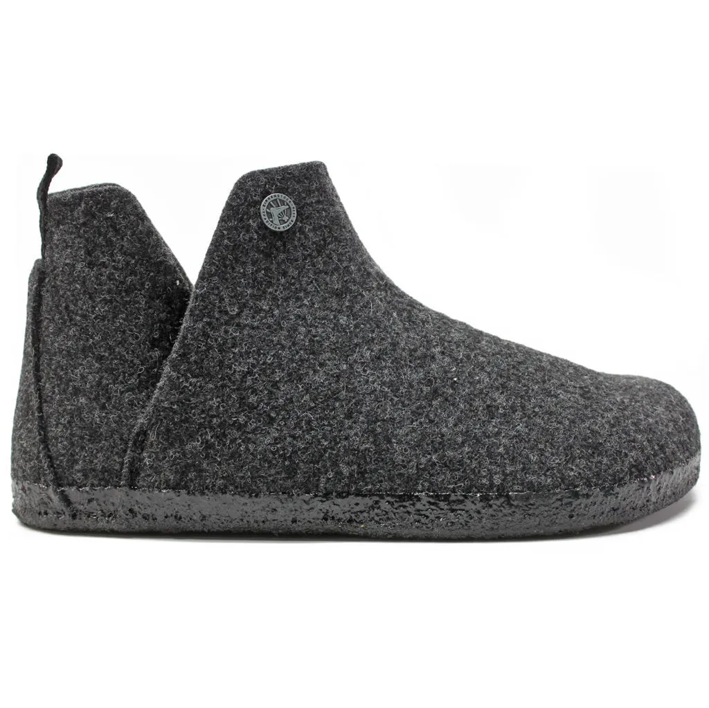 Birkenstock Andermatt Shearling Wool Felt Unisex Slipper Boots