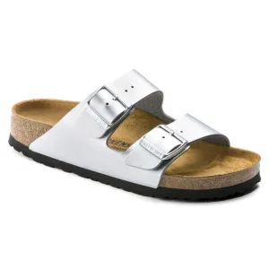 BIRKENSTOCK ARIZONA BIRKO-FLOR - SILVER