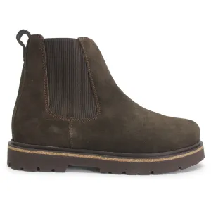Birkenstock Highwood Slip On Mid Suede Leather Unisex Chelsea Boots