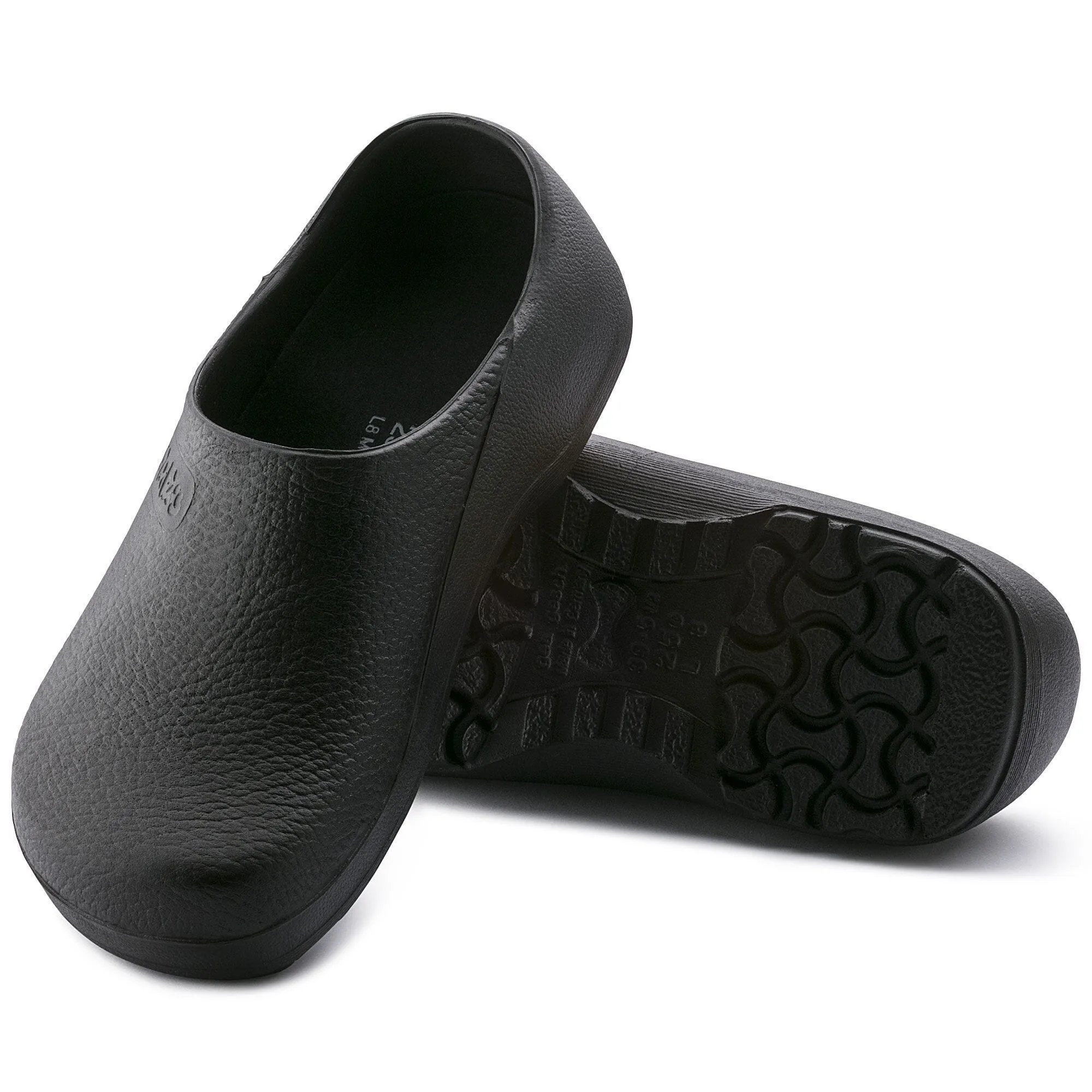 BIRKENSTOCK PROFI-BIRKI BLACK POLYURETHANE UNISEX