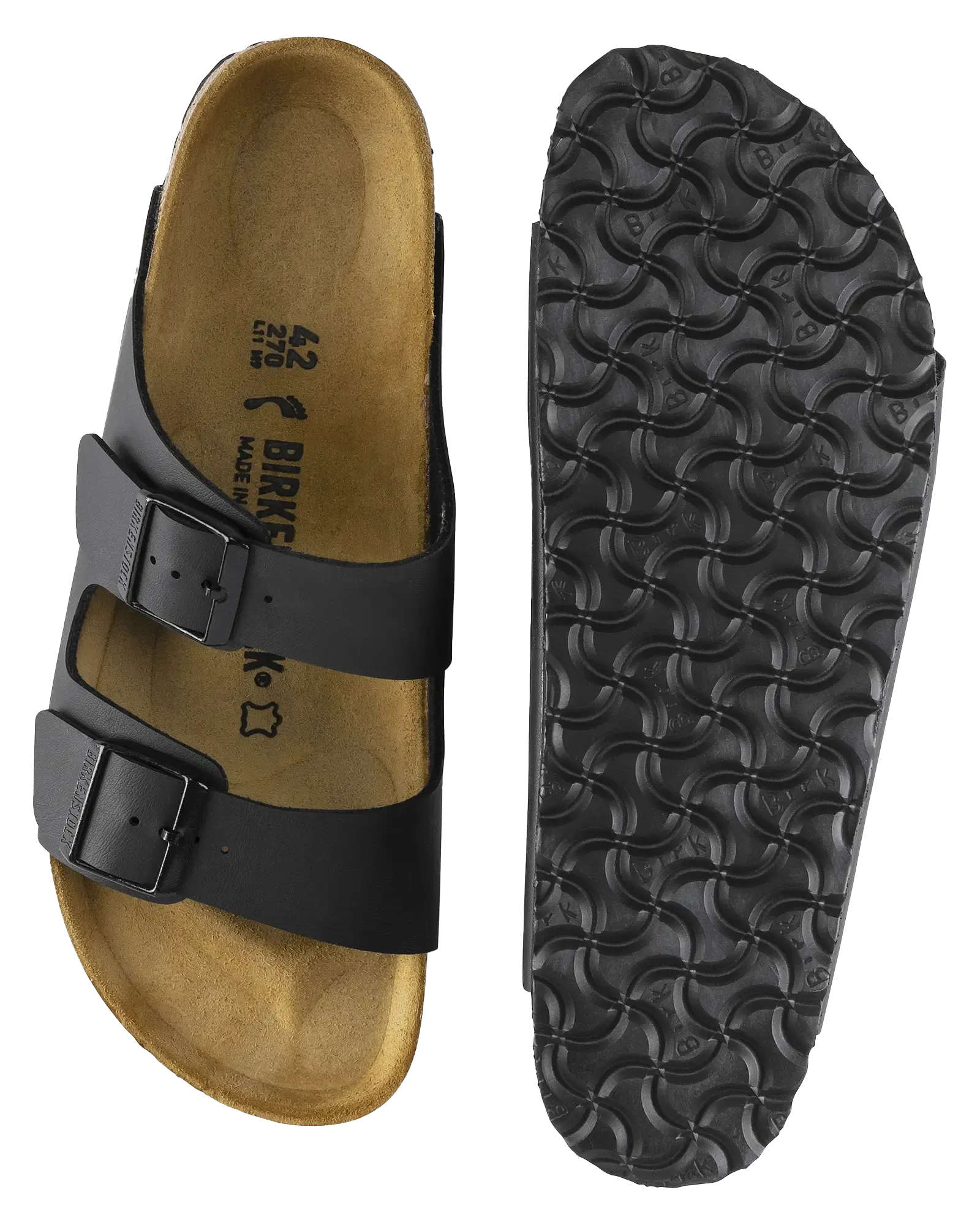 Birkenstock Shoes Arizona Birko Flor Sandals in Black