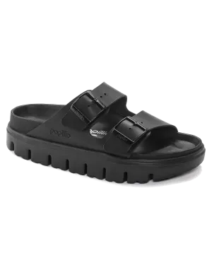 Birkenstock Shoes Papillio Arizona Chunky Natural Leather Sandals in Black