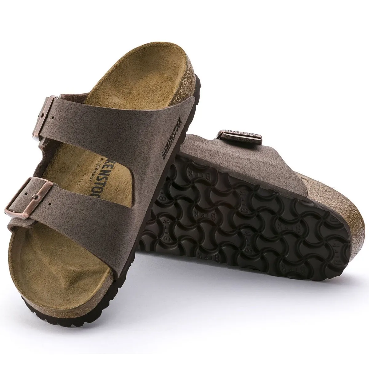 Birkenstock Women's Arizona Birko-Flor Nubuck Mocha