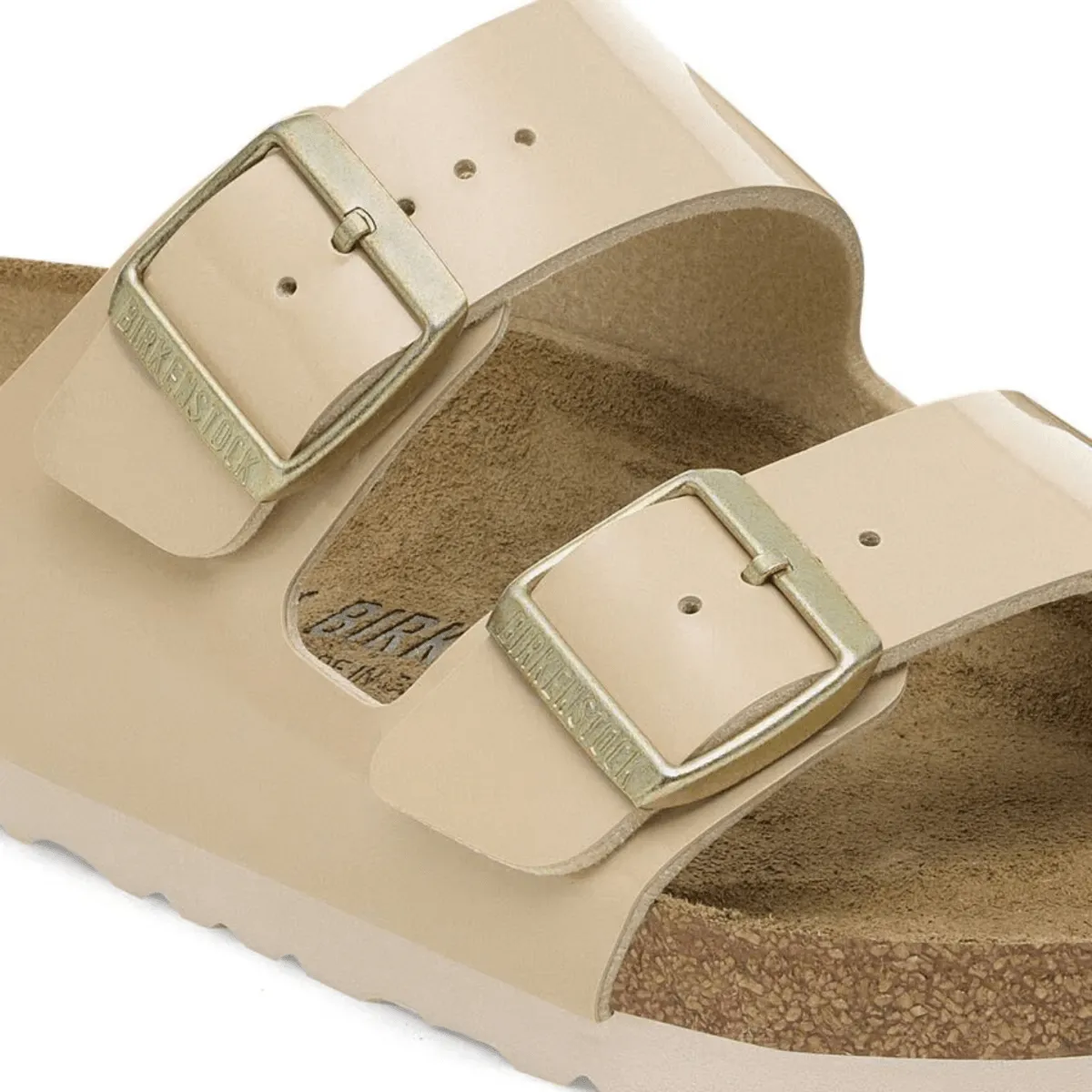 Birkenstock Women's Arizona Birko-Flor Patent Sand