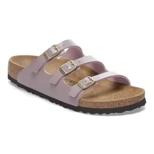 Birkenstock Women's Florida Birko-Flor 3 Strap Sandal in Graceful Faded Purple