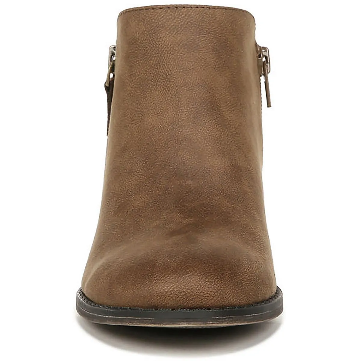 Blake Zip Womens Faux Leather Embossed Shooties
