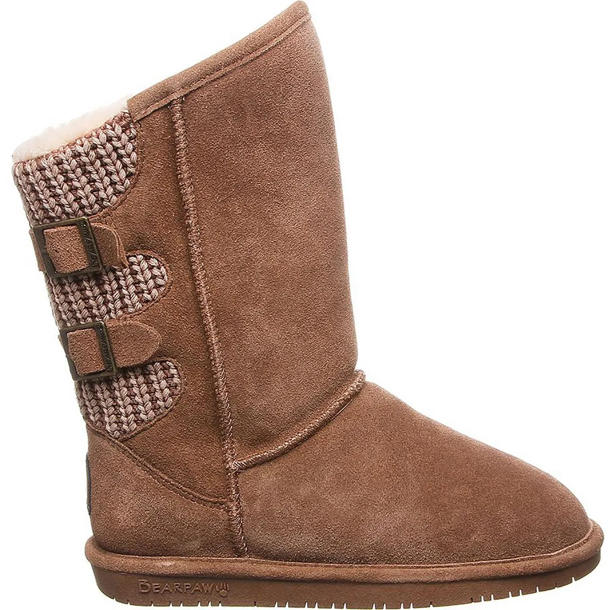 Boshie Womens Suede Faux Fur Lined Winter & Snow Boots