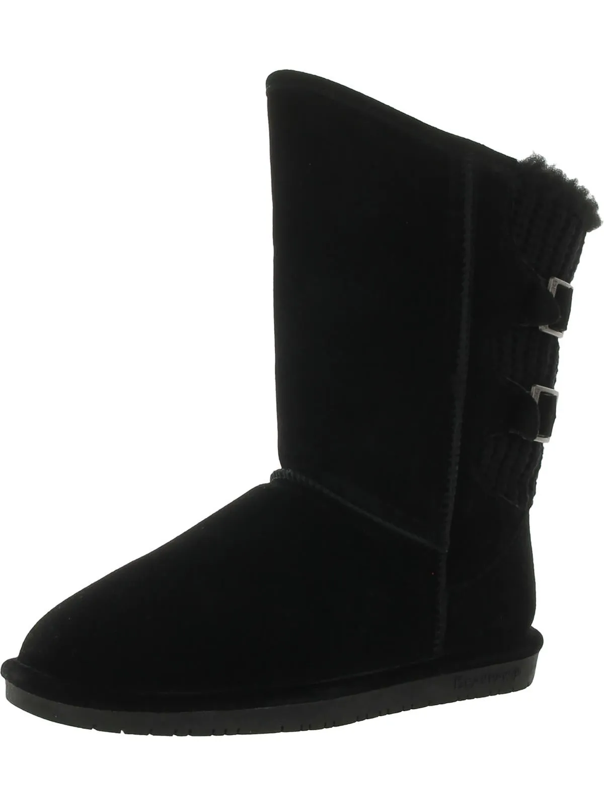 Boshie Womens Suede Faux Fur Lined Winter & Snow Boots