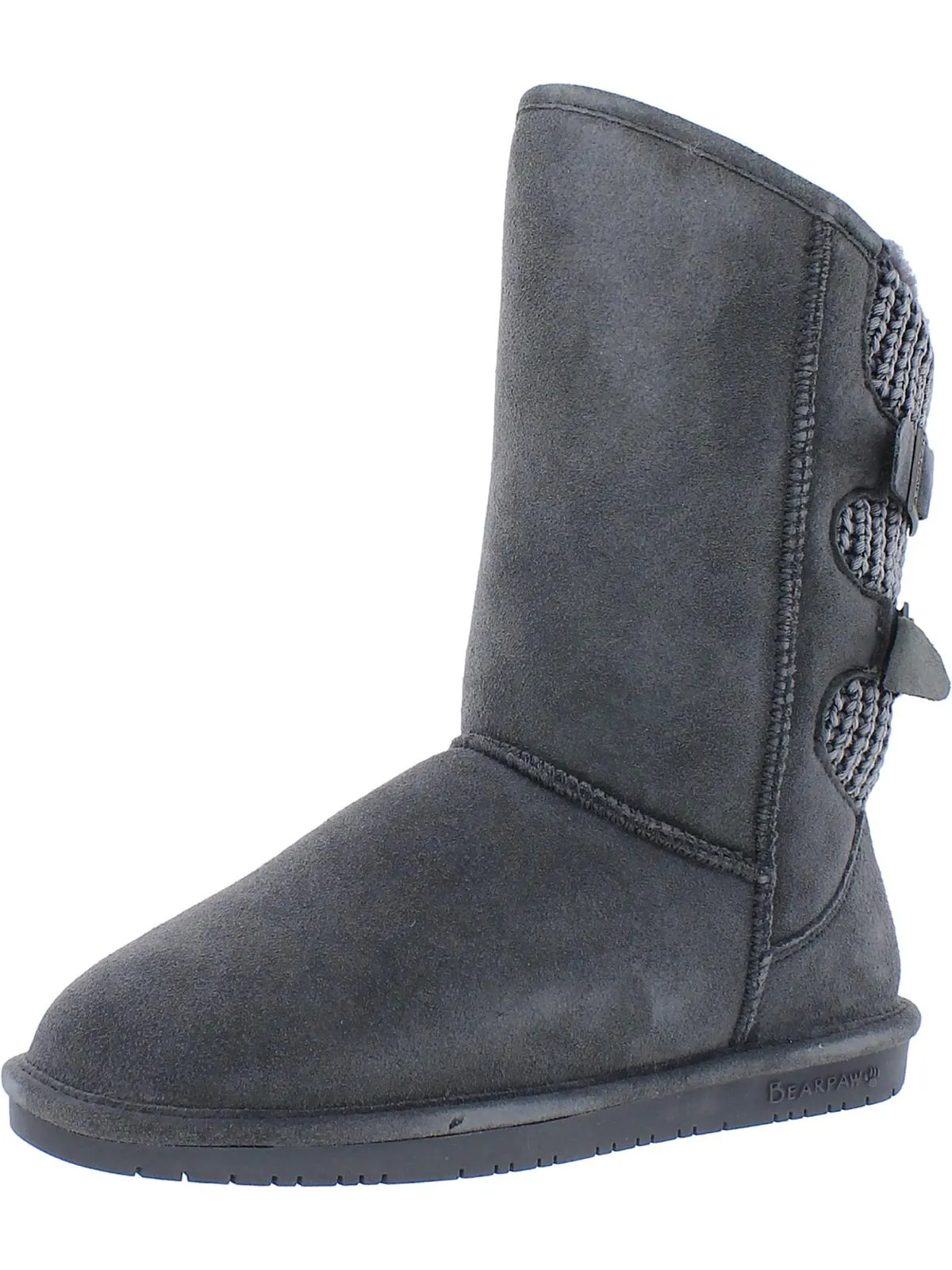 Boshie Womens Suede Faux Fur Lined Winter & Snow Boots