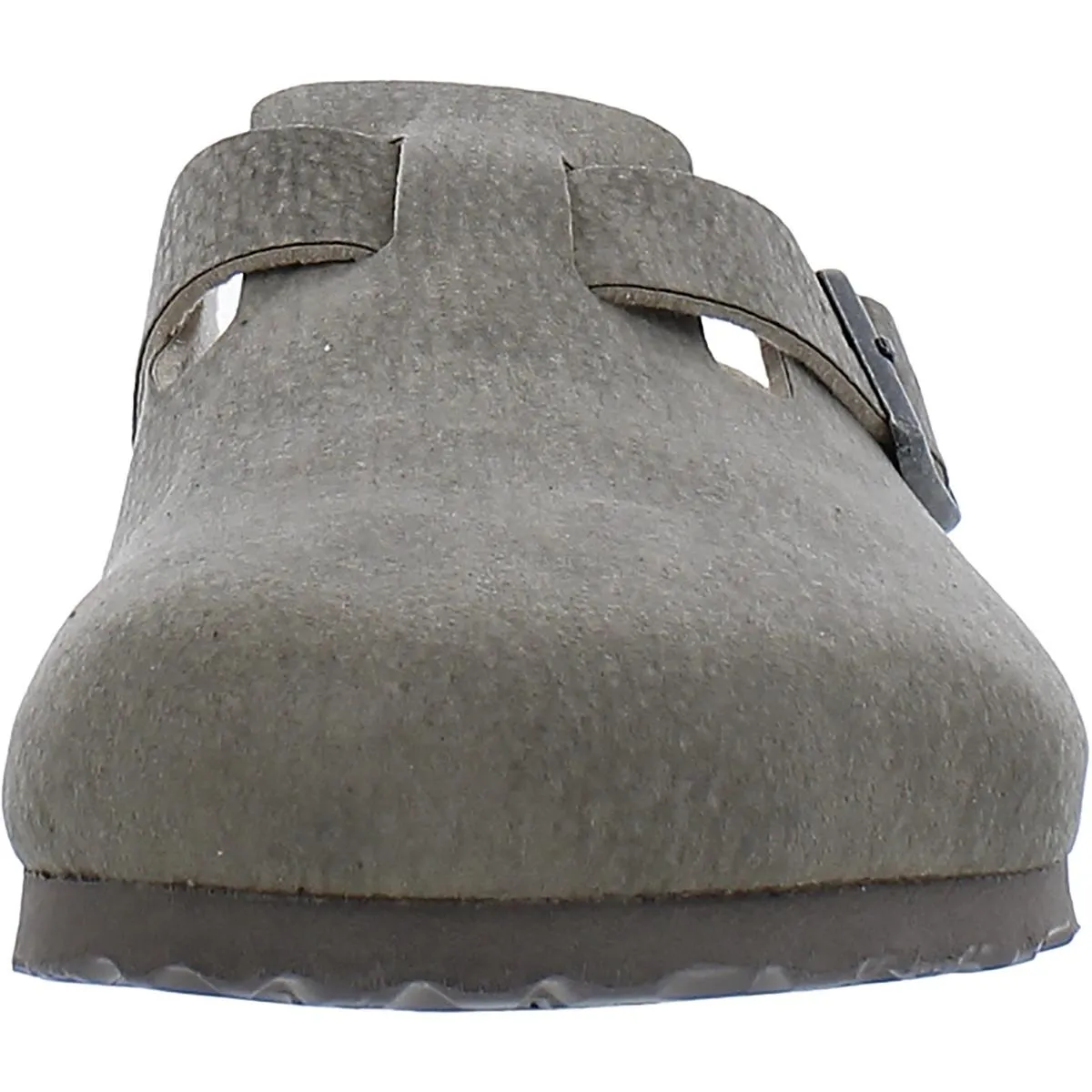 Boston Womens Leather Slip On Mule Sandals