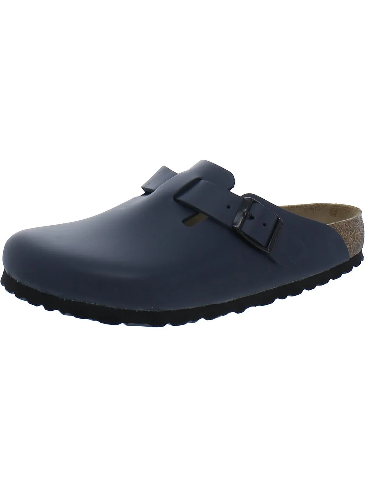 Boston Womens Leather Slip On Mule Sandals