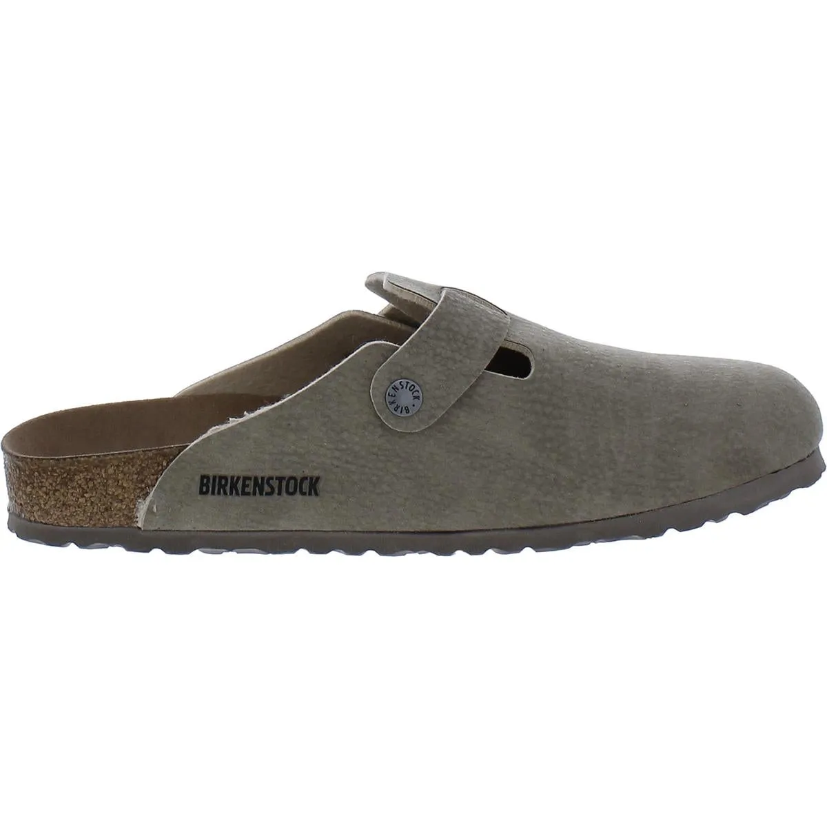Boston Womens Leather Slip On Mule Sandals