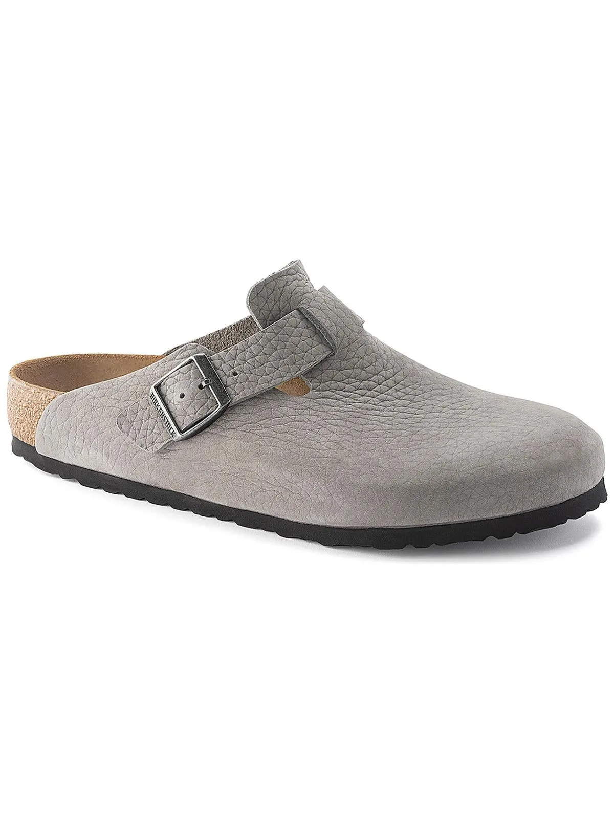Boston Womens Leather Slip On Mule Sandals