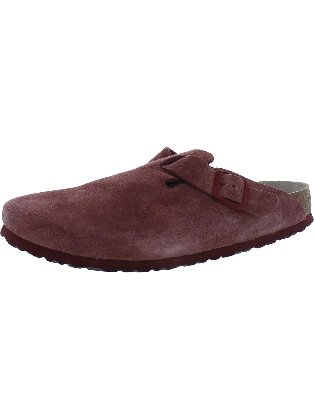 Boston Womens Leather Slip On Mule Sandals
