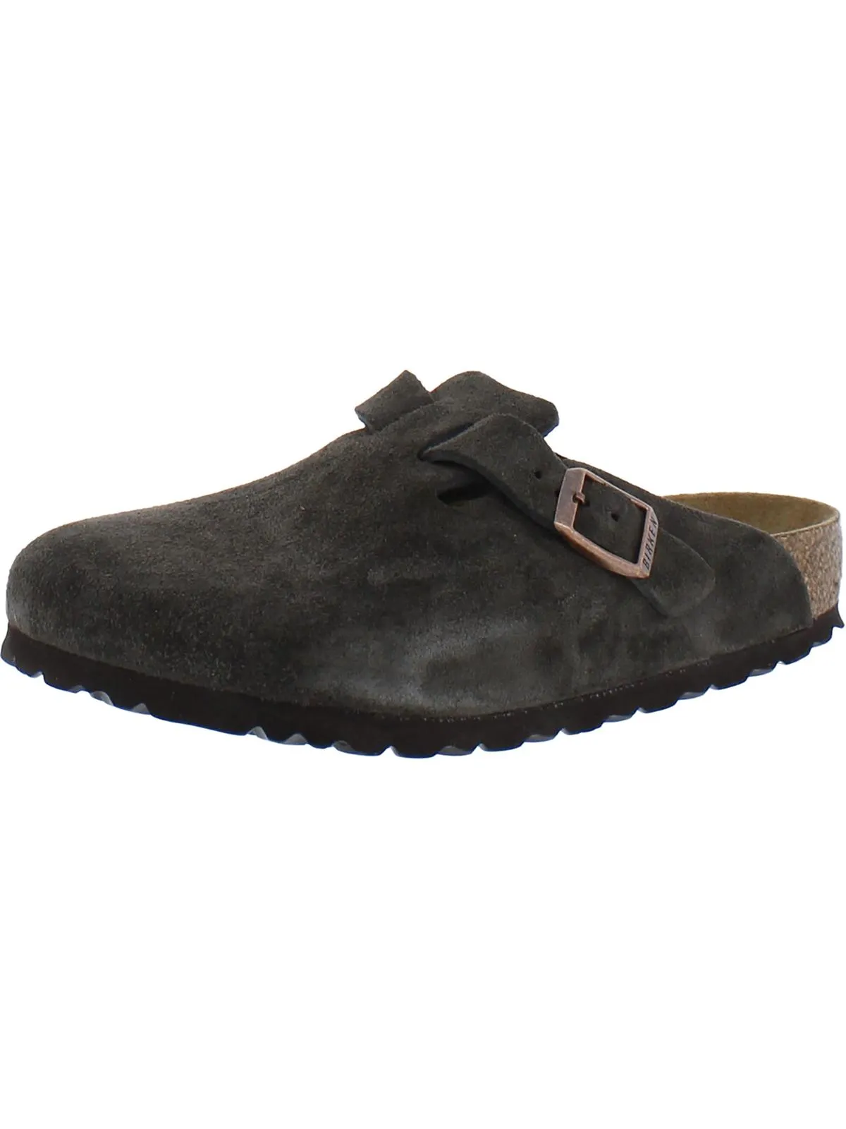 Boston Womens Leather Slip On Mule Sandals