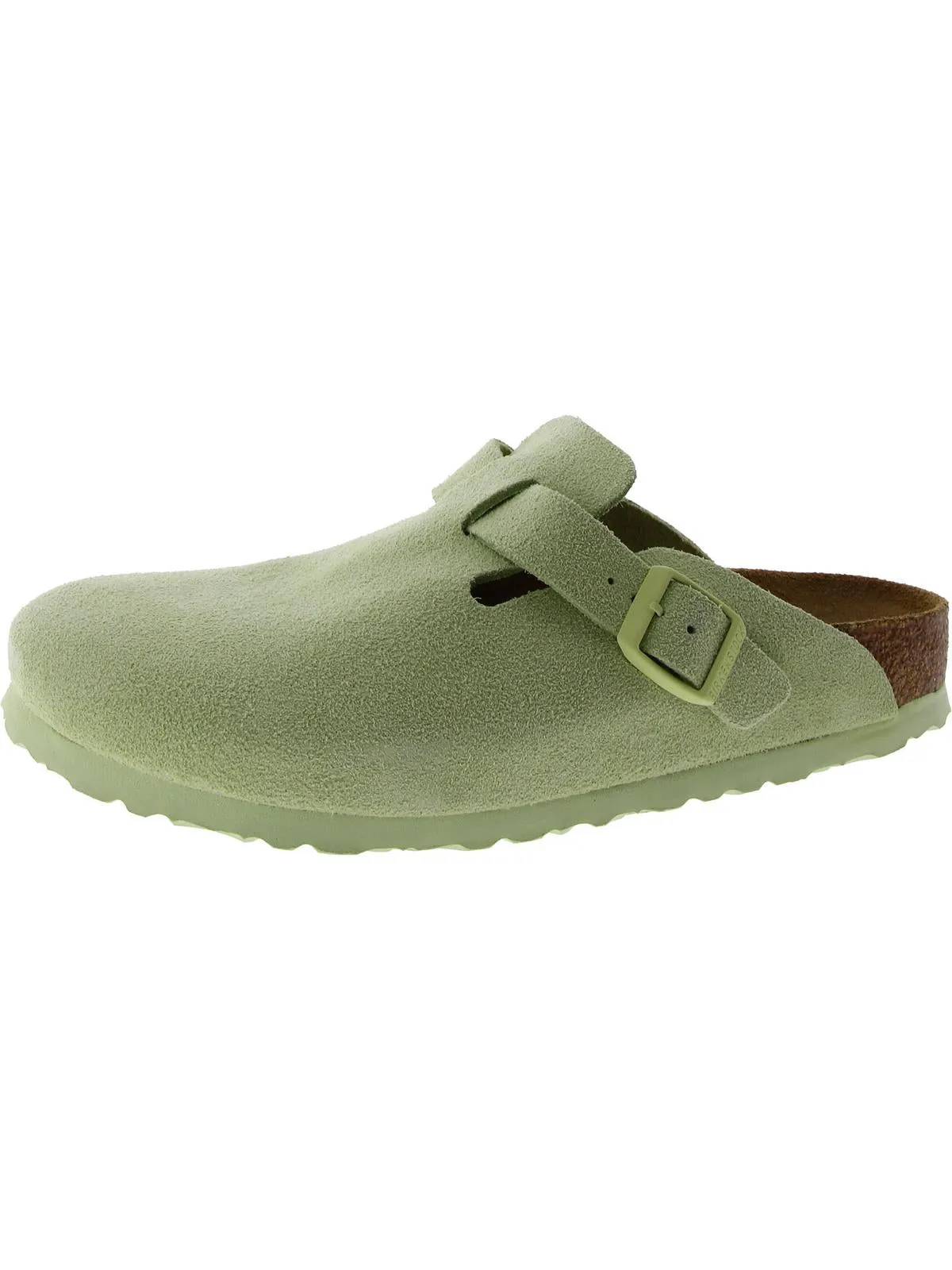 Boston Womens Leather Slip On Mule Sandals
