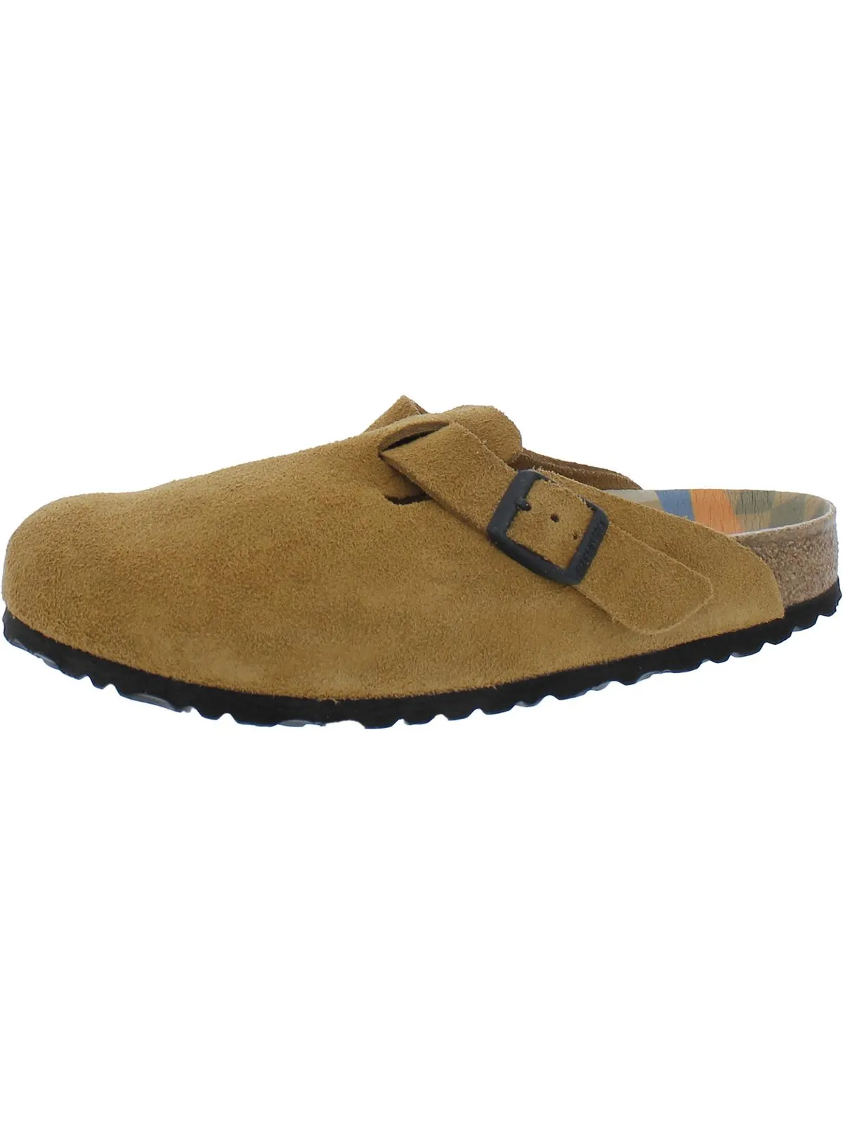 Boston Womens Leather Slip On Mule Sandals