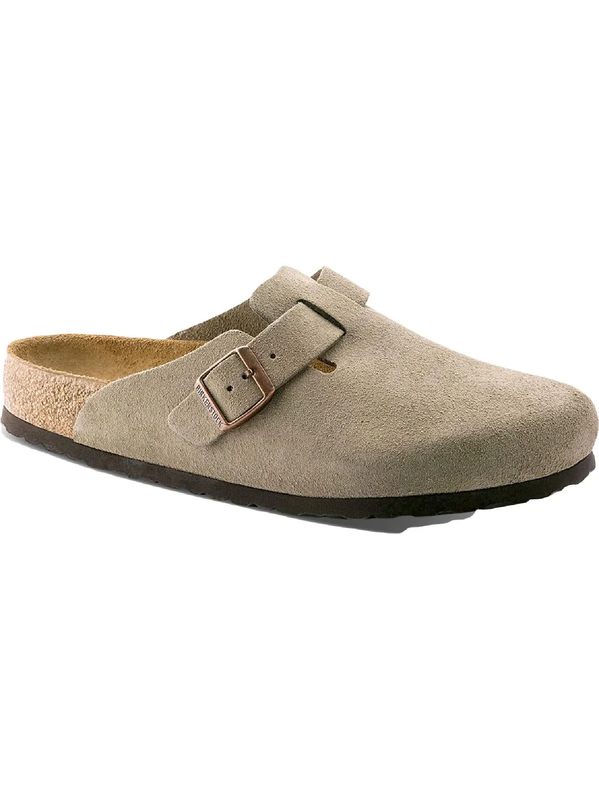 Boston Womens Leather Slip On Mule Sandals