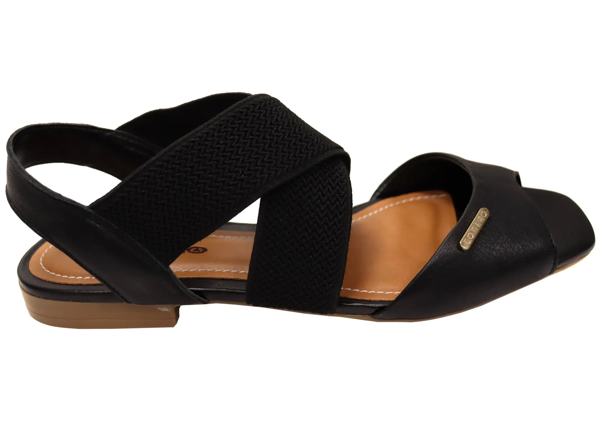 Bottero Eliana Womens Comfortable Leather Sandals Made In Brazil Bottero Shoes