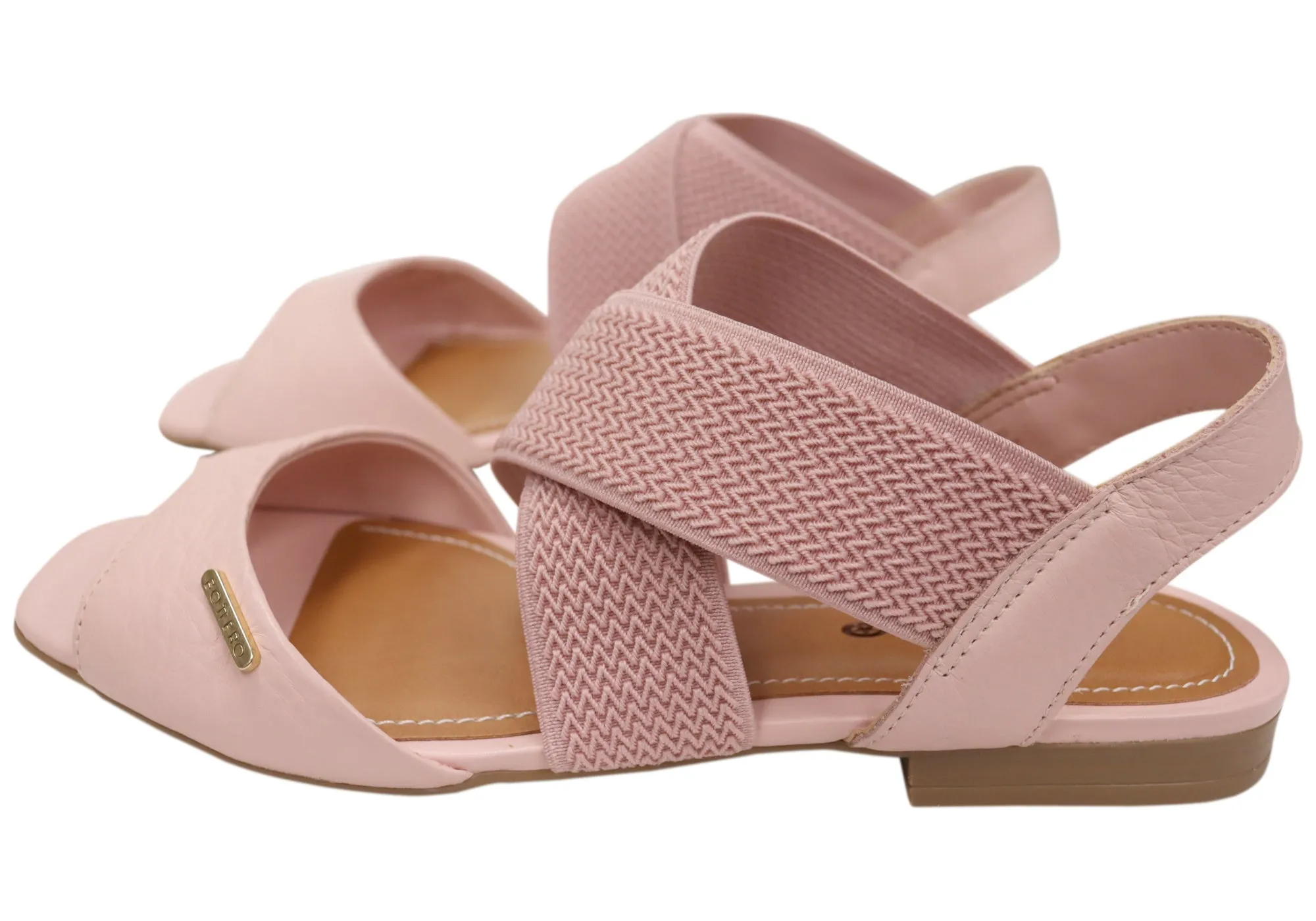 Bottero Eliana Womens Comfortable Leather Sandals Made In Brazil Bottero Shoes