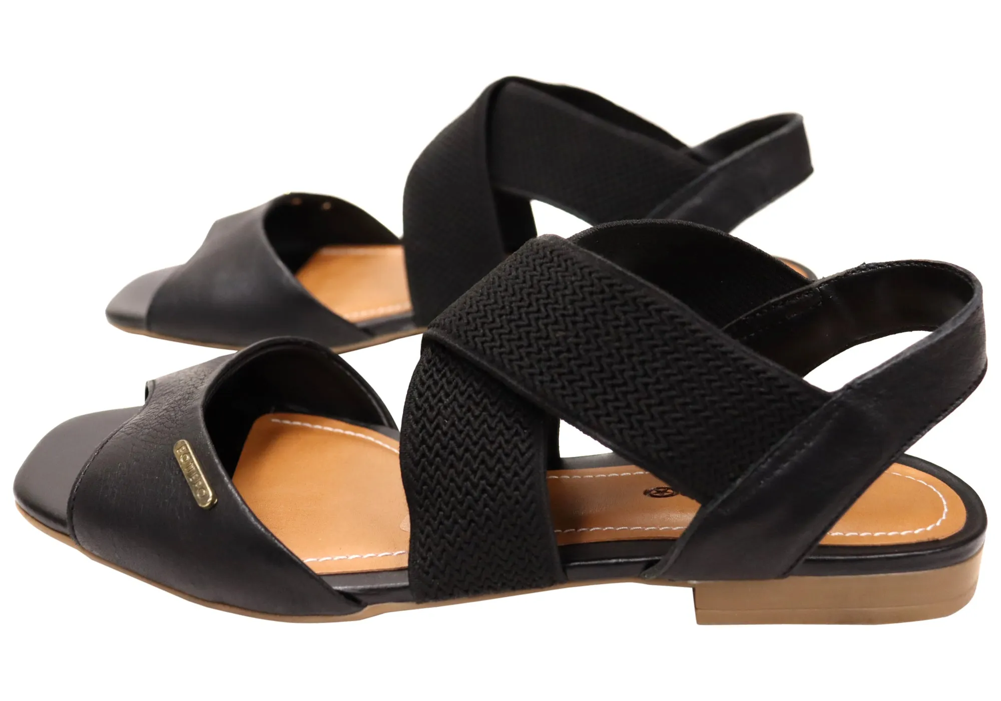 Bottero Eliana Womens Comfortable Leather Sandals Made In Brazil Bottero Shoes