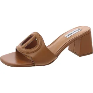Brevity Womens Cut-Out Leather Slide