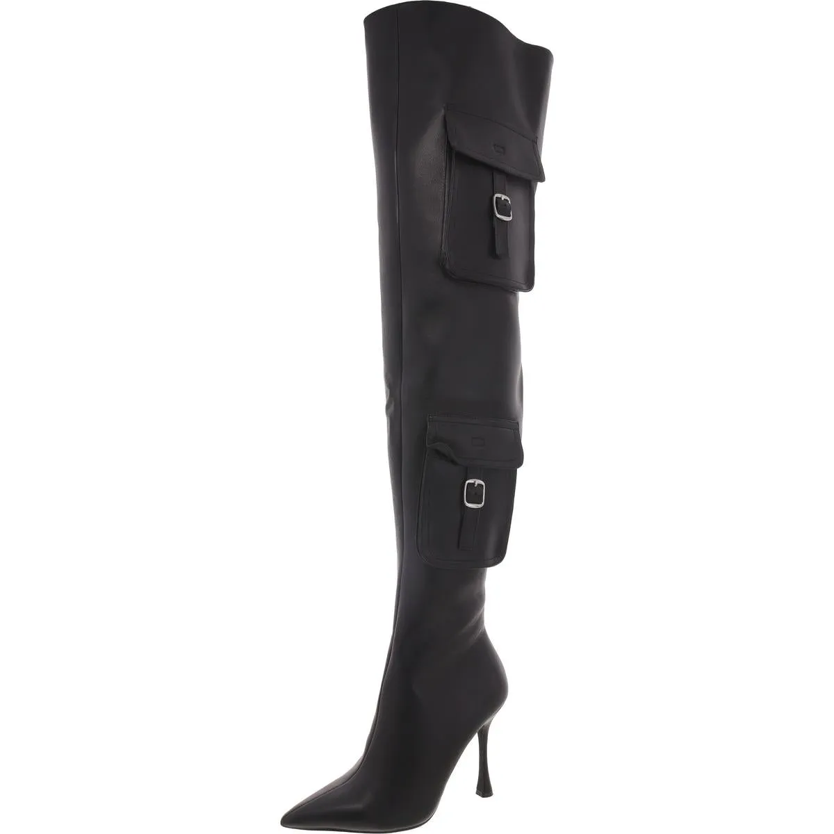 Brittany Womens Denim Over-The-Knee Boots