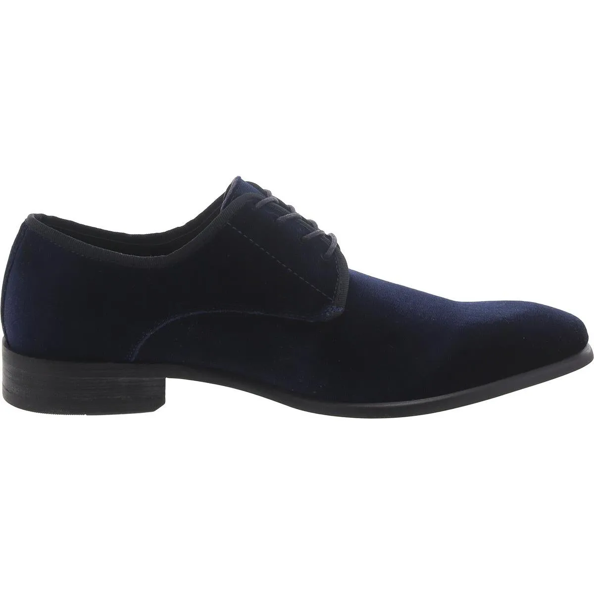 Brytonn Mens Velvet Lace-Up Derby Shoes