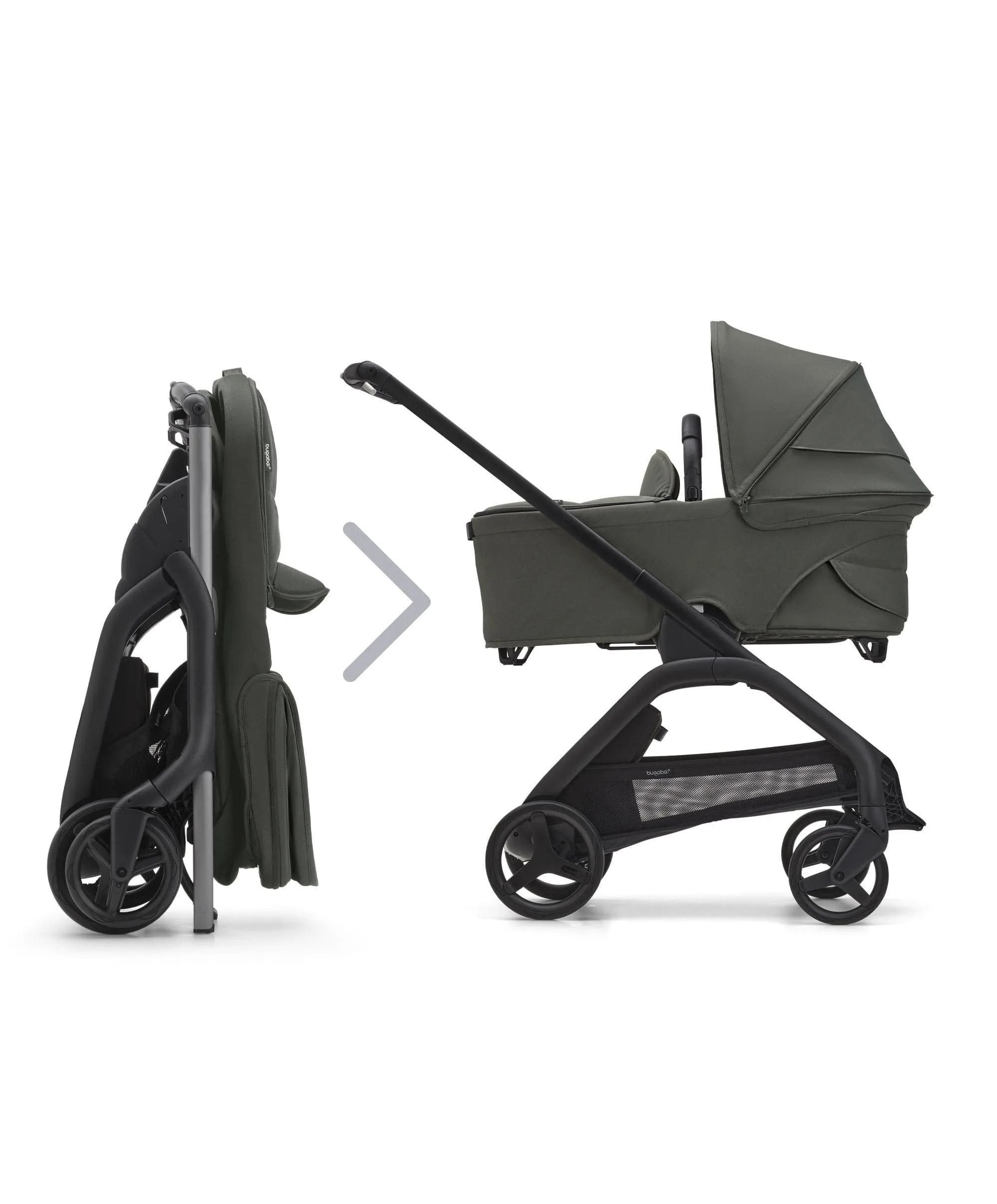 Bugaboo Pushchairs Bugaboo Dragonfly Complete Stroller - Forest Green