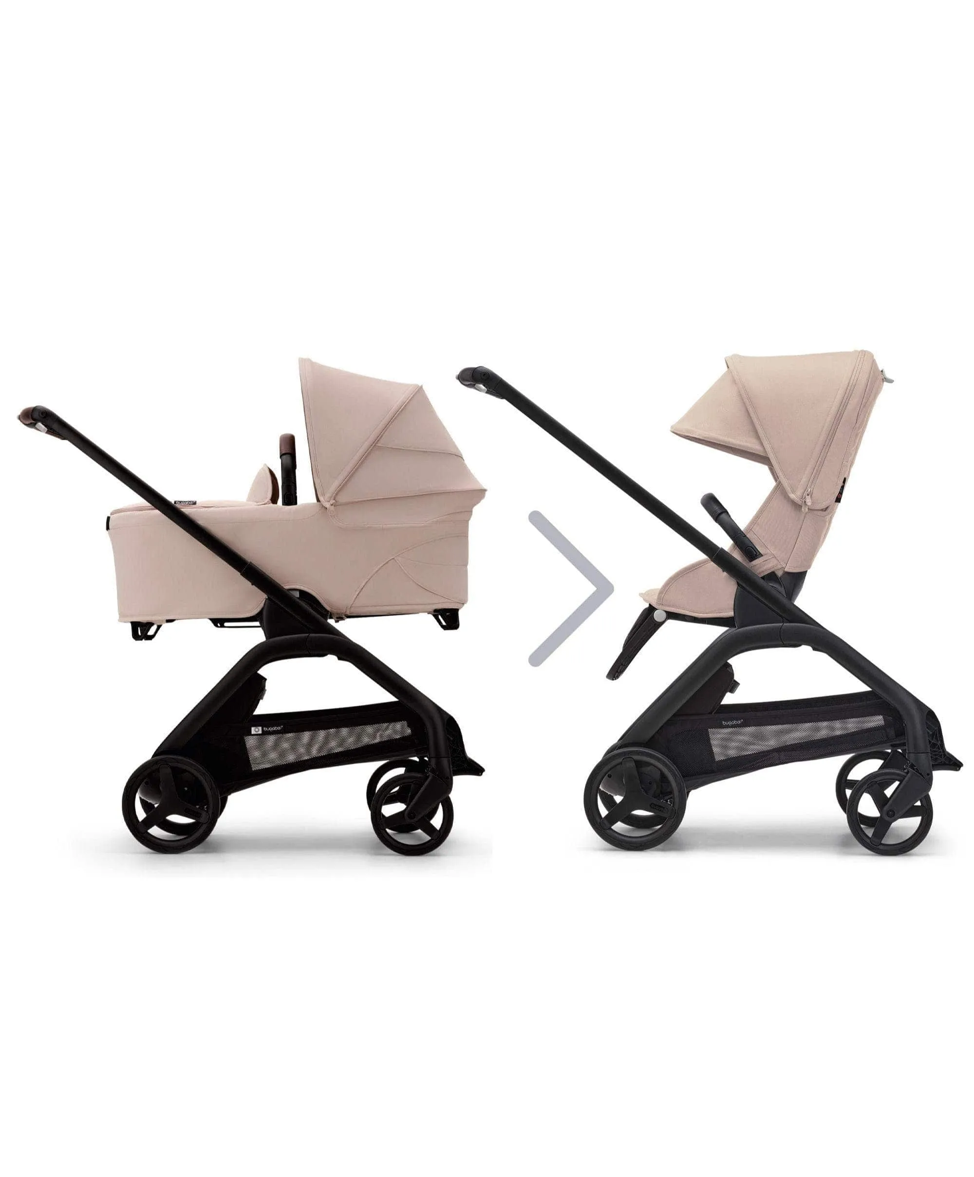 Bugaboo Pushchairs Bugaboo Dragonfly Pushchair Bundle with Cloud T Car Seat & Base - Taupe
