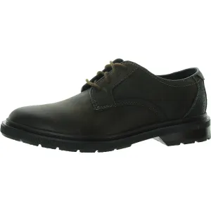 Burchill Derby Mens Leather Round Toe Derby Shoes