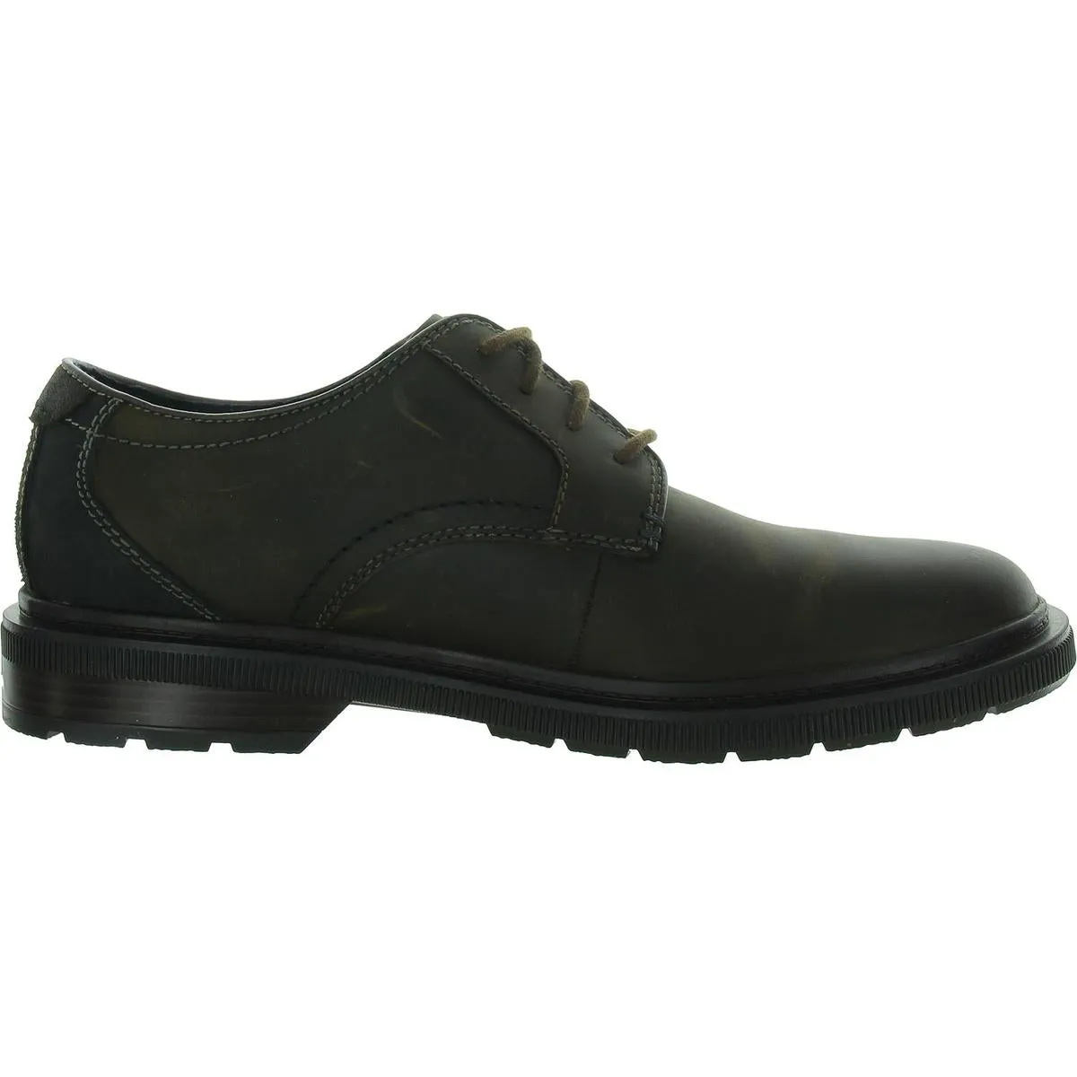 Burchill Derby Mens Leather Round Toe Derby Shoes